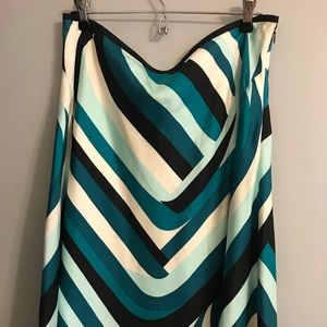 Ann Taylor teal skirt size 12